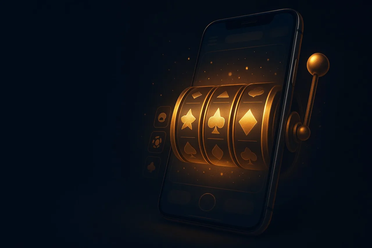 Mobile app at Luckzie